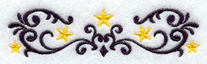 Wrought Iron Stars Border