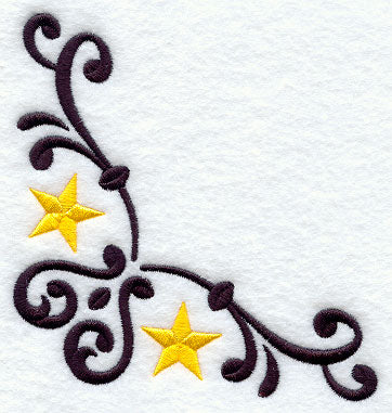 Wrought Iron Stars Corner