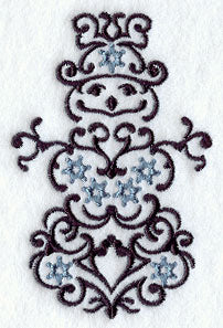 Wrought Iron Snowman