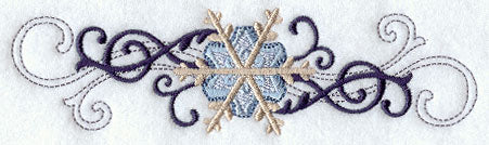 Wild Side Winter Wonderland - Snowflake Border