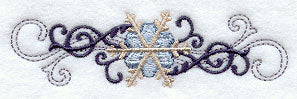 Wild Side Winter Wonderland - Snowflake Border