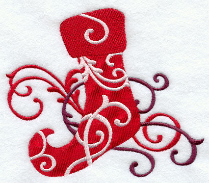 Festive Filigree Stocking