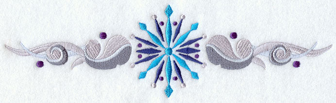 Jubilant Snowflake Border