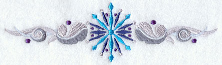 Jubilant Snowflake Border