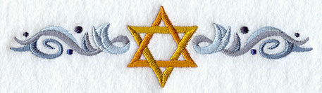 Jubilant Star of David Border