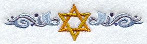 Jubilant Star of David Border