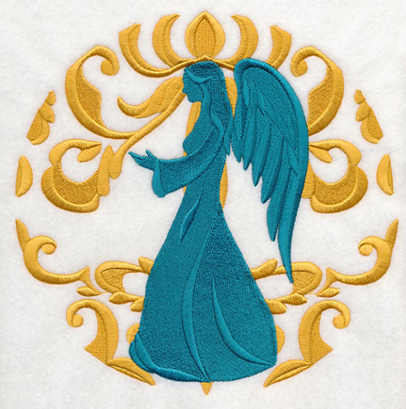 Deck the Halls in Damask - Angel