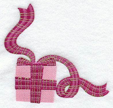 Plaid Present Corner