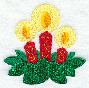 Christmas Doodle Candles