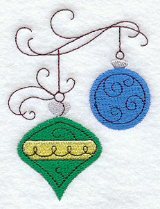 Christmas Doodle Ornaments