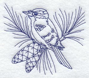 Downy Woodpecker (Bluework)
