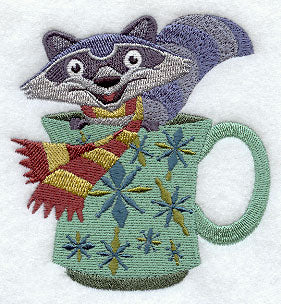 Coffee Cup Raccoon