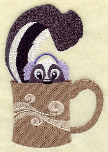 Coffee Cup Skunk
