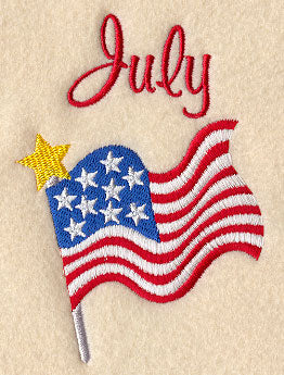 Monthly Celebrations - July - American Flag