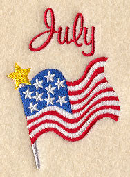 Monthly Celebrations - July - American Flag