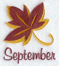 Monthly Celebrations - September - Autumn Leaf