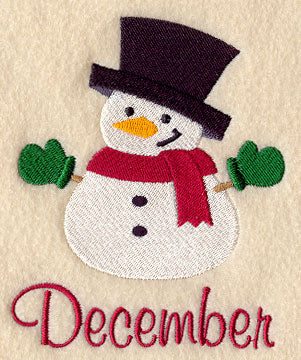 Monthly Celebrations - December - Snowman