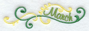 Monthly Celebrations Border - March