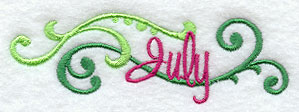Monthly Celebrations Border - July