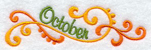 Monthly Celebrations Border - October