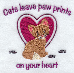 Cats Leave Paw Prints on Your Heart