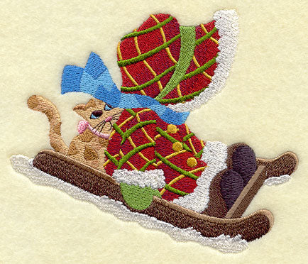 Sledding Sunbonnet Sue