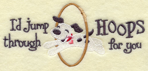 Jump Through Hoops - Embroidery