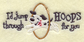 Jump Through Hoops - Embroidery