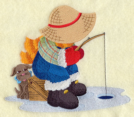 Ice Fishing Fisherman Fred