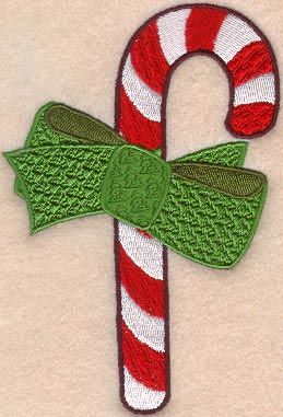 Candy Cane w/Bow