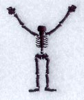 Skeleton Letter Y - 1 3/4 Inch