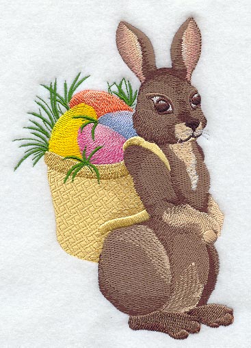 Easter Bunny with Backpack