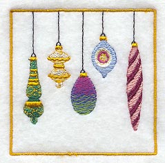 Antique Ornaments Square