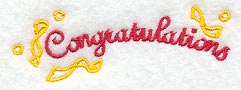 Congratulations w/Favors