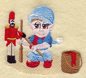 Painter Elf w/Soldier