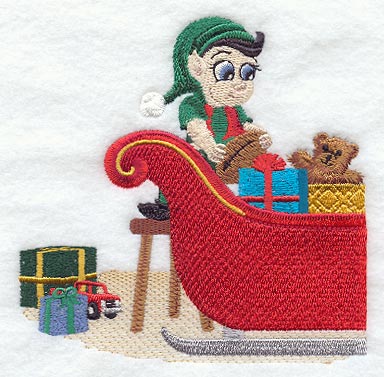 Sleigh-Loading Elf