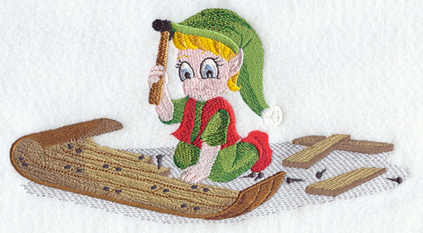 Sled-Building Elf