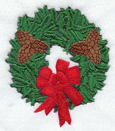 Wreath w/ Pine Cones