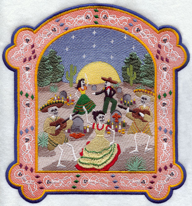 Dia De Los Muertos - Cemetery Scene