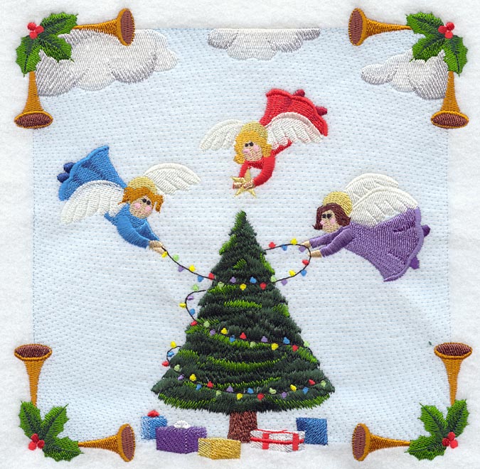 Decorating Angels Square