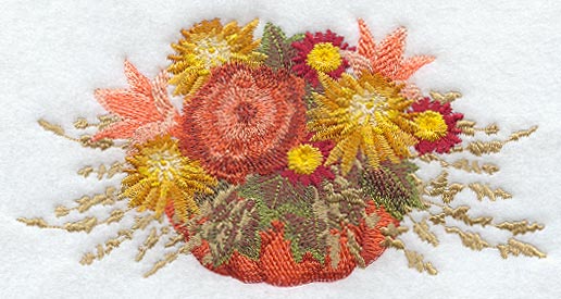 Pumpkin Floral Spray