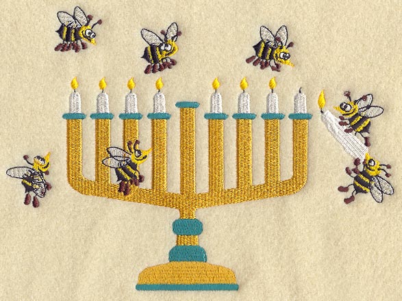 Bees & Menorah
