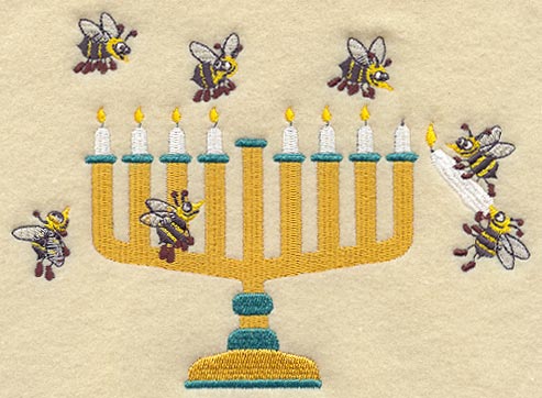 Bees & Menorah