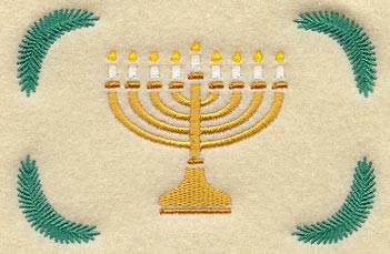 Menorah & Fronds