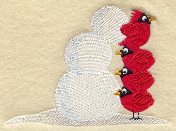 Cardinals & Snowman II