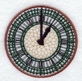 Clock Face - 1 O'Clock