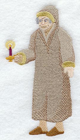 Scrooge in Nightshirt