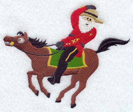 Mountie Santa
