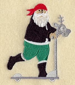 Santa & Scooter