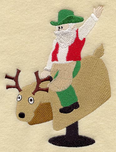 Santa & Mechanical Reindeer